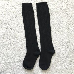 Tall Sweater Ribbed Socks